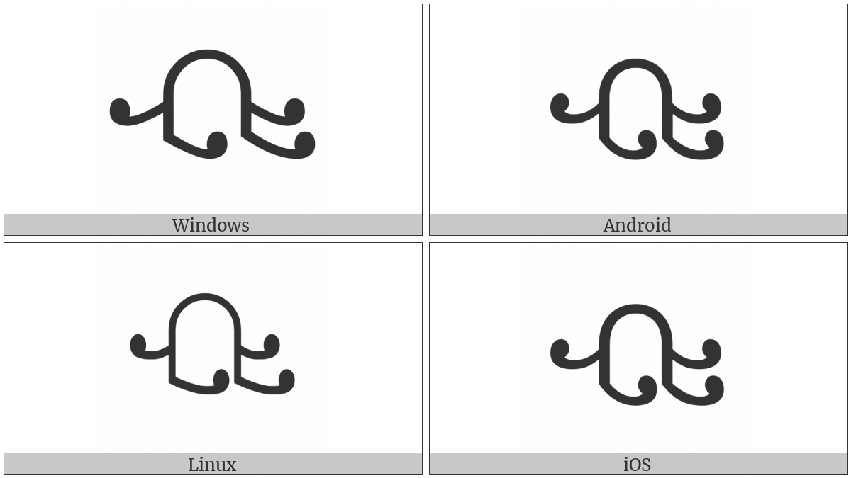 Vai Syllable Ndole Fa on various operating systems