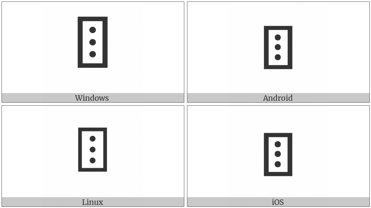 Vai Symbol Nii on various operating systems