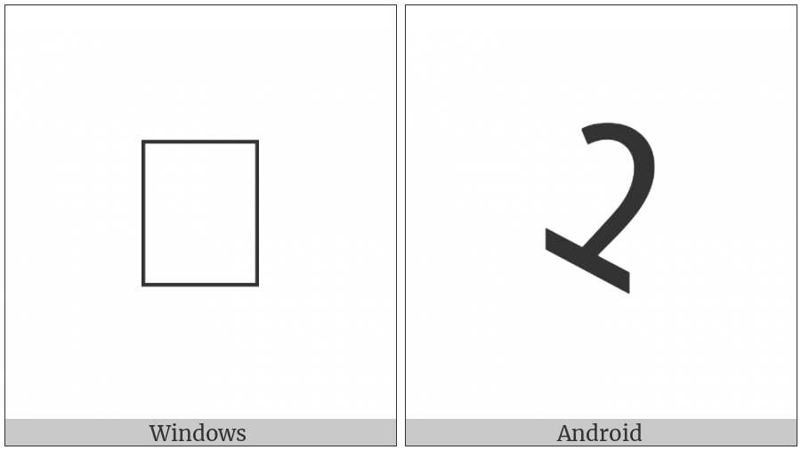 Bamum Letter Ken on various operating systems