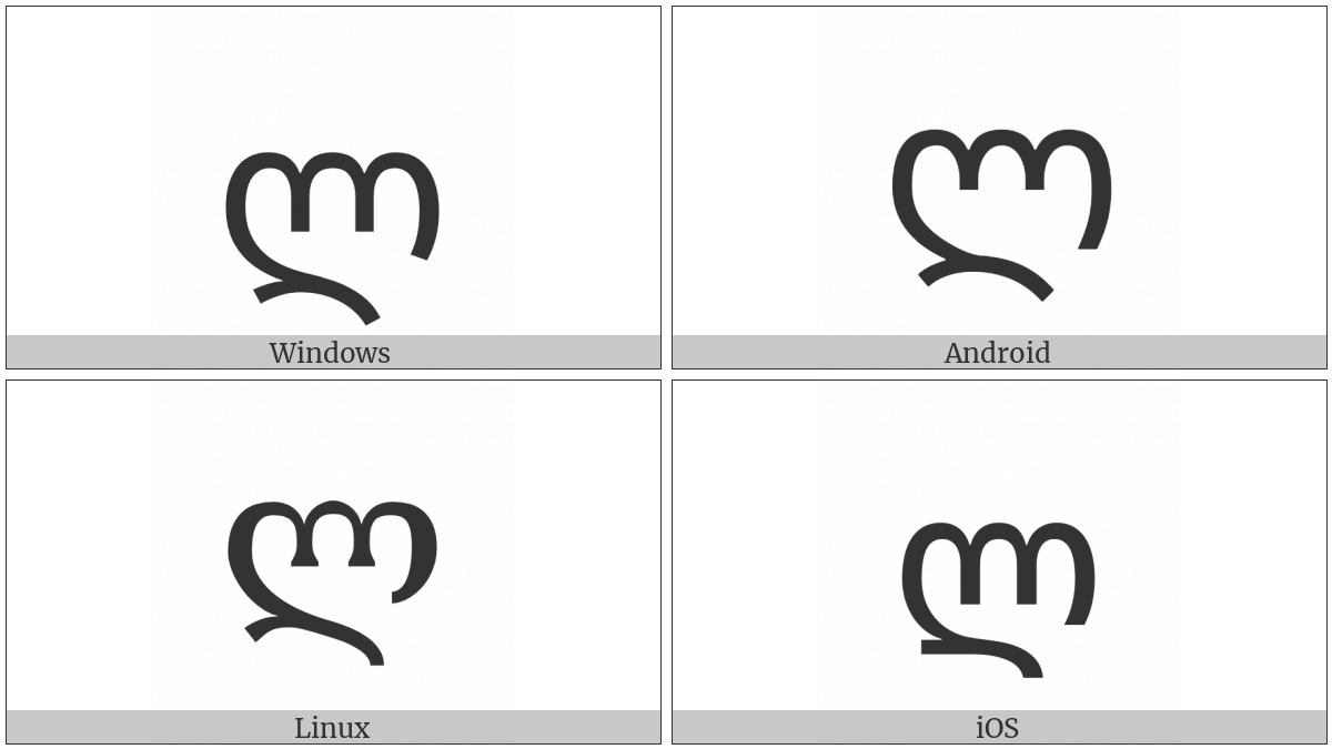 Georgian Letter Las on various operating systems