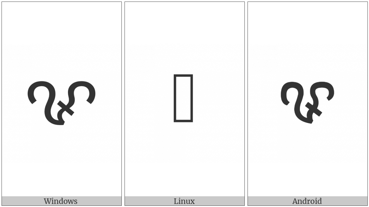 Cham Letter Mue on various operating systems