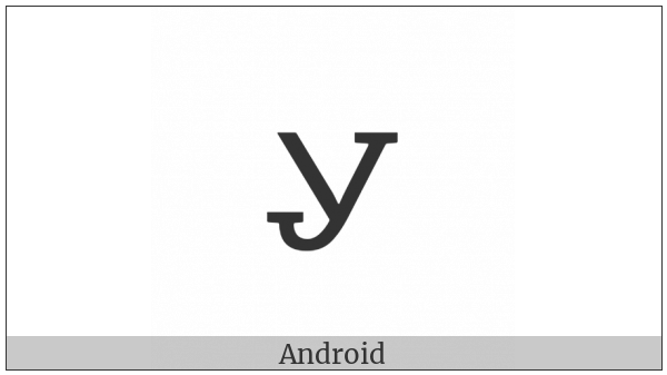 Cherokee Small Letter Mu on various operating systems