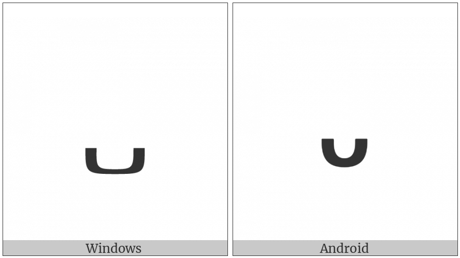 Ethiopic Tonal Mark Deret on various operating systems