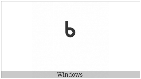 Canadian Syllabics K on various operating systems