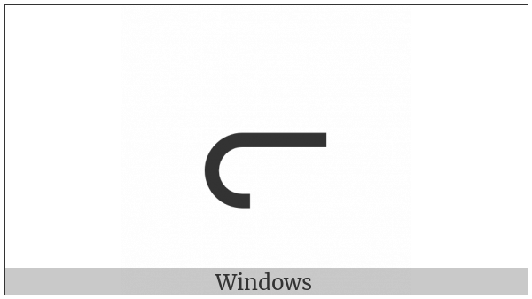 Canadian Syllabics Li on various operating systems