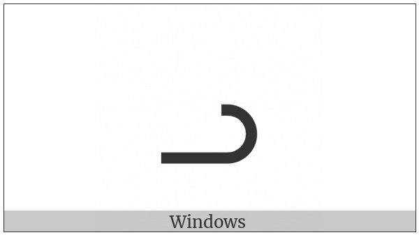 Canadian Syllabics Lo on various operating systems