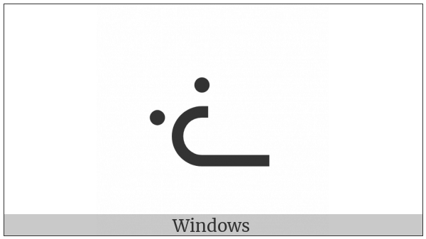 Canadian Syllabics Lwaa on various operating systems