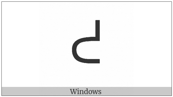 Canadian Syllabics West-Cree La on various operating systems