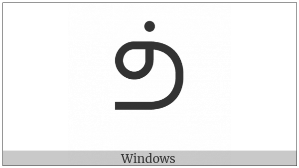 Canadian Syllabics Thoo on various operating systems