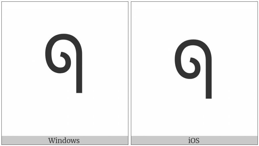 Canadian Syllabics Sayisi She on various operating systems