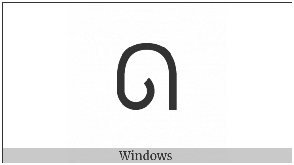 Canadian Syllabics Carrier Yo on various operating systems