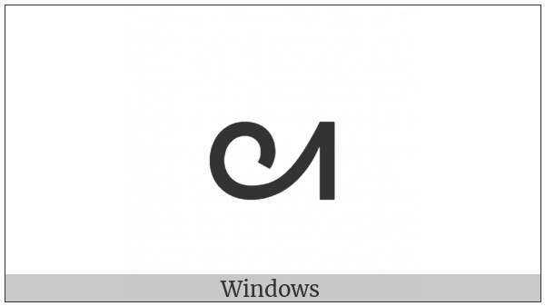 Canadian Syllabics Carrier Ja on various operating systems