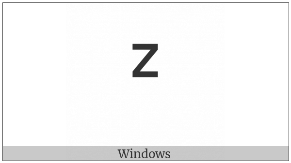 Canadian Syllabics Carrier Z on various operating systems