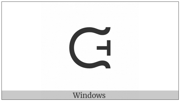 Canadian Syllabics Carrier Dza on various operating systems