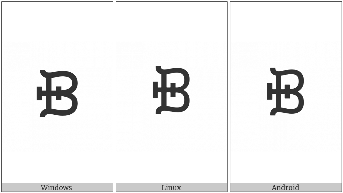 Canadian Syllabics Carrier Tsee on various operating systems