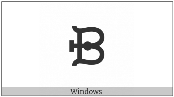 Canadian Syllabics Carrier Tsi on various operating systems