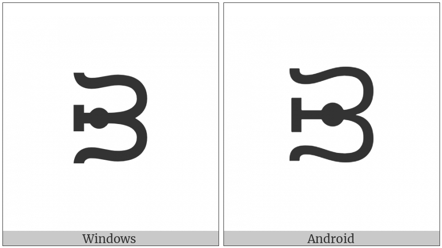 Canadian Syllabics Carrier Chi on various operating systems