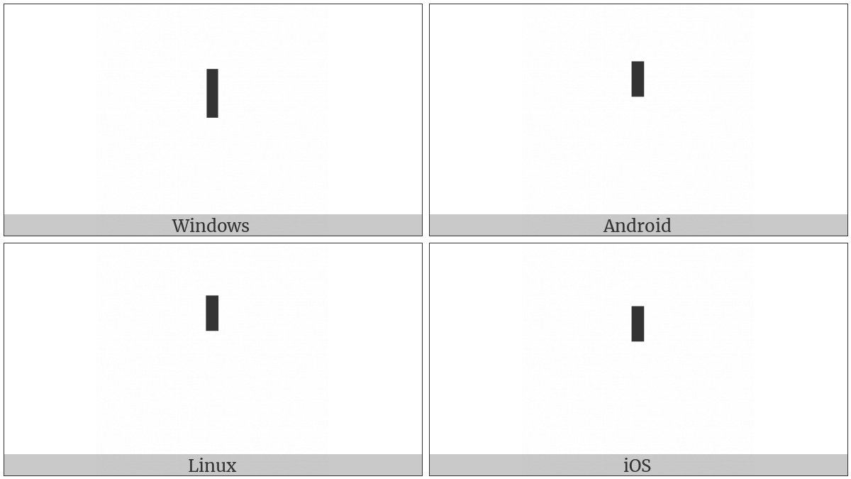 Runic Letter Short-Twig-Sol S on various operating systems