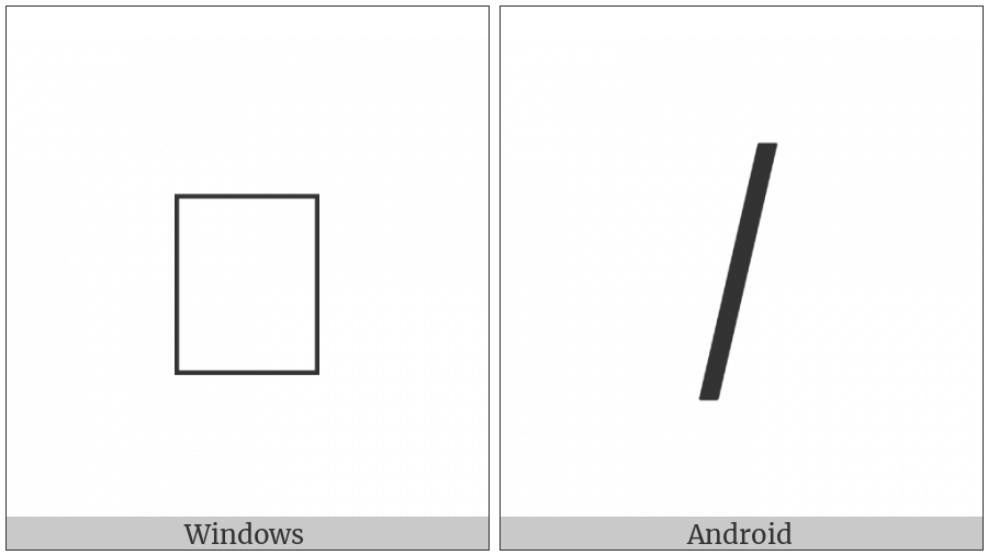 Philippine Single Punctuation on various operating systems