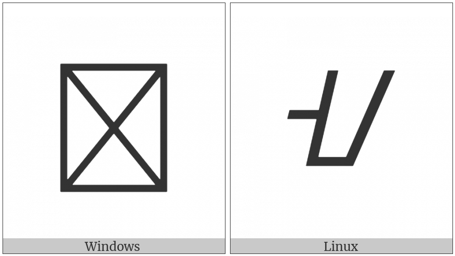 Buhid Letter Da on various operating systems