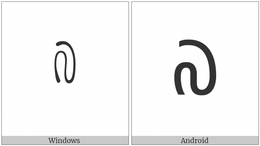 Mongolian Digit Seven on various operating systems