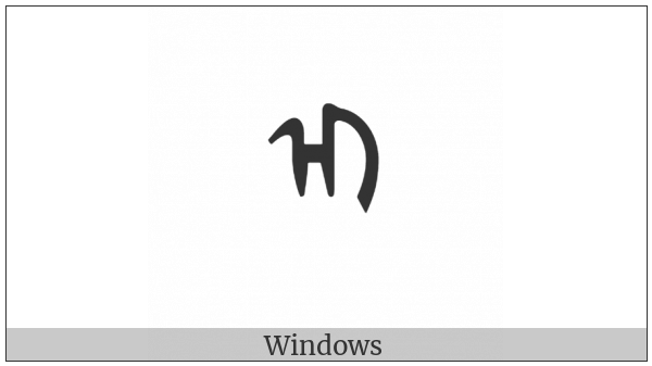 Mongolian Letter Todo I on various operating systems