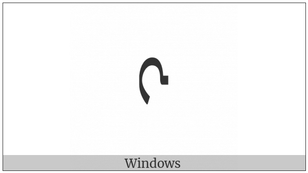 Mongolian Letter Ali Gali Ka on various operating systems