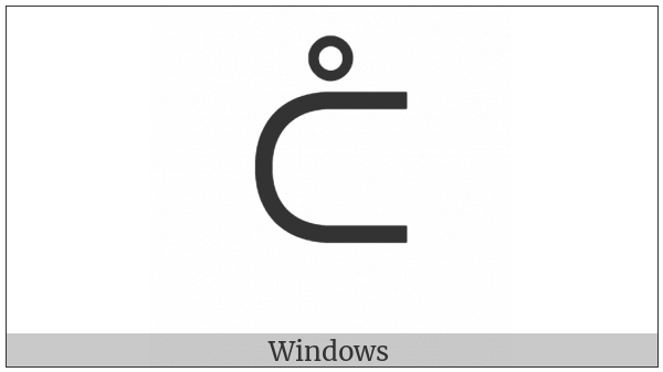 Canadian Syllabics Tay on various operating systems