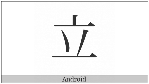 Cjk Compatibility Ideograph-F9F7 on various operating systems