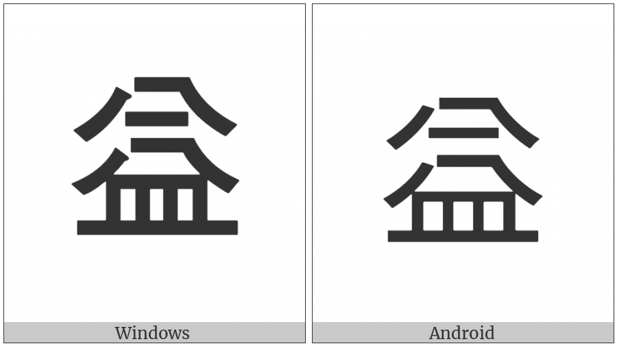 Cjk Compatibility Ideograph-Fa17 on various operating systems