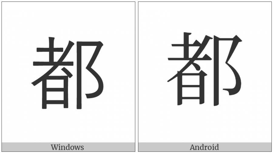 Cjk Compatibility Ideograph-Fa26 on various operating systems