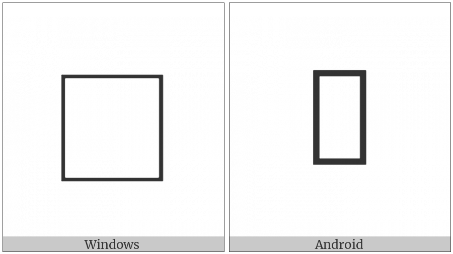 Cjk Compatibility Ideograph-Facf on various operating systems