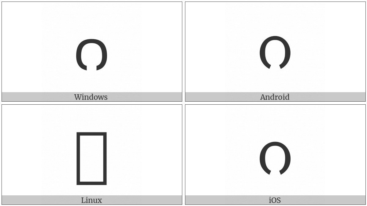 New Tai Lue Letter Low Ka on various operating systems