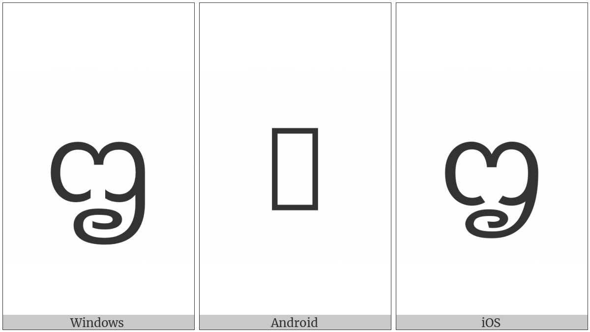 New Tai Lue Letter Low Pa on various operating systems