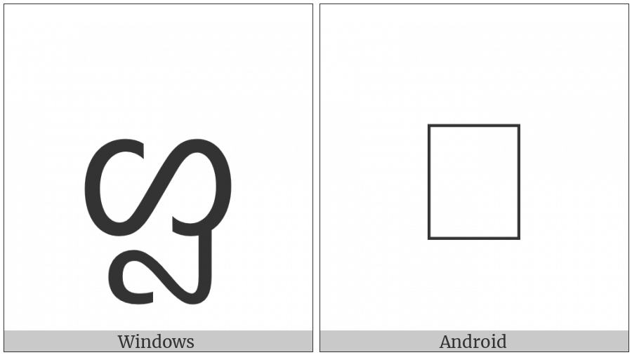 New Tai Lue Letter High La on various operating systems