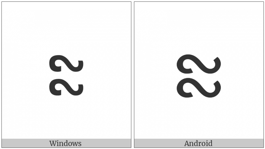 New Tai Lue Vowel Sign Vowel Shortener on various operating systems