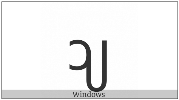 New Tai Lue Vowel Sign Aay on various operating systems