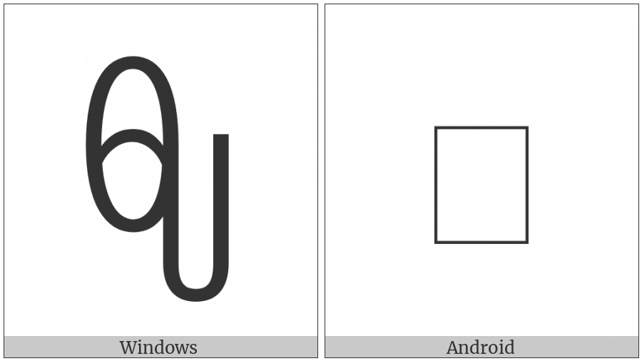 New Tai Lue Vowel Sign Iy on various operating systems