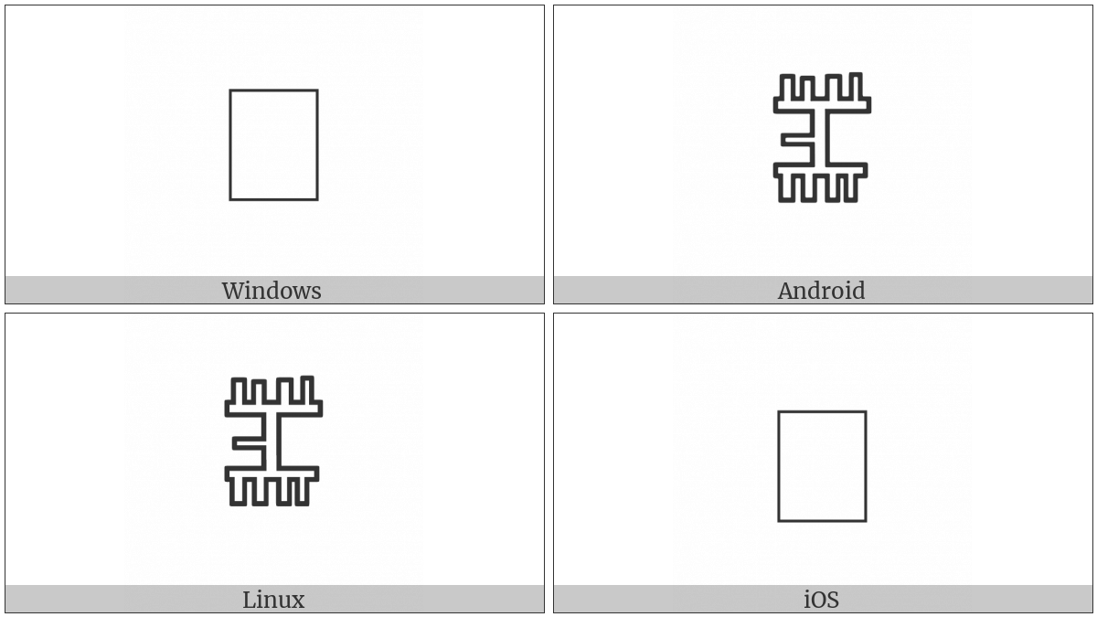 Phaistos Disc Sign Comb on various operating systems