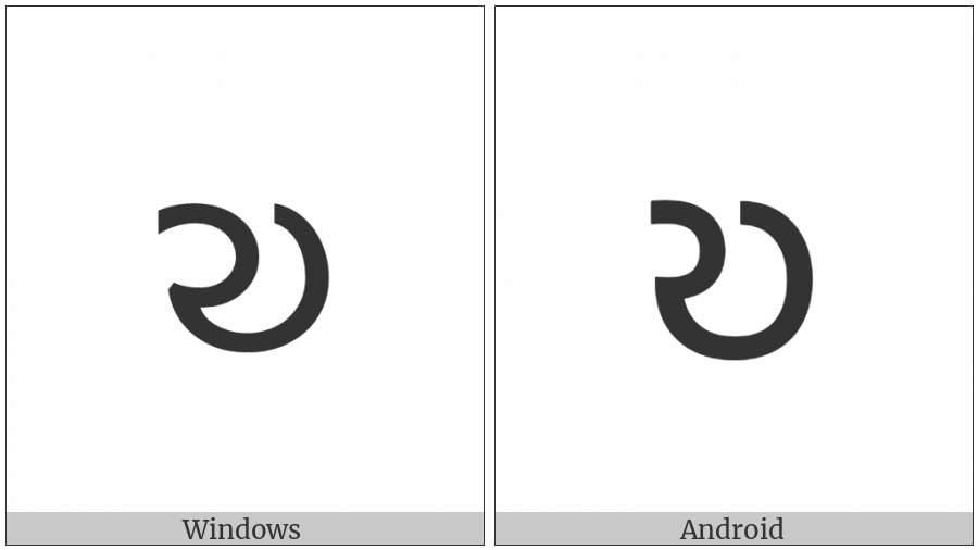 Shavian Letter Or on various operating systems