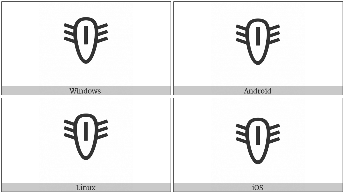 Linear A Sign Ab079 on various operating systems