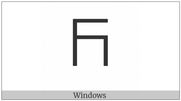 Linear A Sign Ab131B on various operating systems