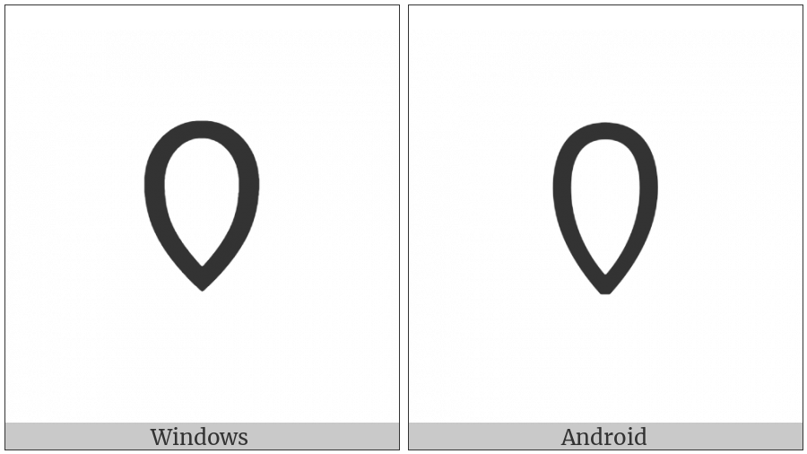 Cypriot Syllable Ja on various operating systems