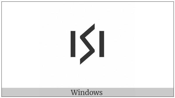 Cypriot Syllable Ne on various operating systems