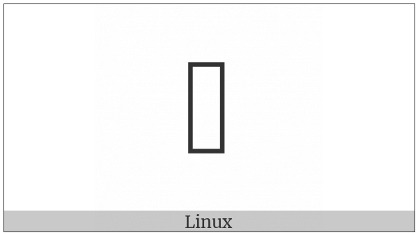 Lydian Letter Q on various operating systems