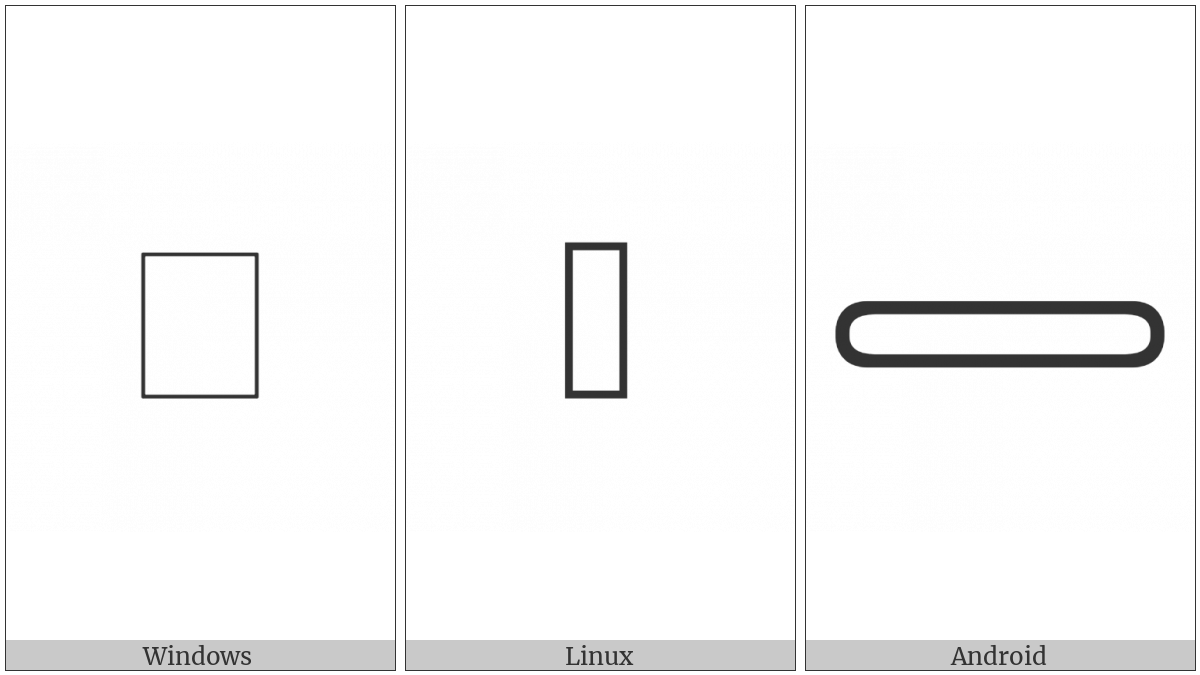 Meroitic Hieroglyphic Letter Ta-2 on various operating systems