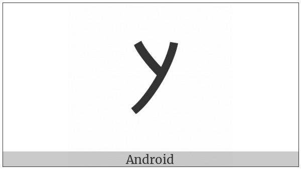 Kharoshthi Letter Ja on various operating systems