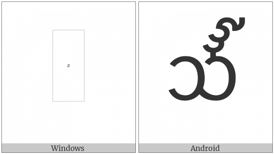 Tai Tham Sign Sawan on various operating systems