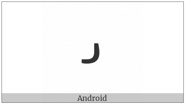 Avestan Letter I on various operating systems