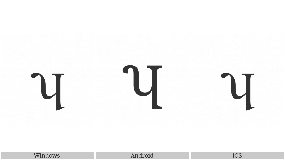 Latin Small Letter Turned H With Fishhook on various operating systems